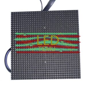 P10 front access LED module